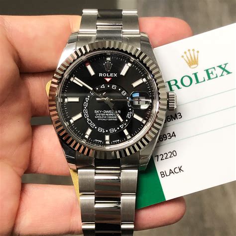 rolex watch oyster perpetual sky dweller price